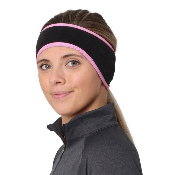 Fleece Ponytail Headband for Running Winter Workouts One Size Fits Most main image 6